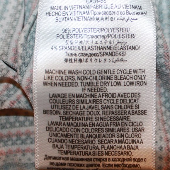 LIMTED TIME SALE: BCBGeneration ROMPER, size m, mulicolor-blue, rust, and cream - Picture 7 of 8